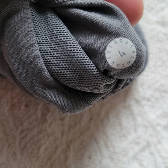 Lululemon Energy Bra *Long Line Heathered Slate / Vivid Amber - Picture 5 of 8